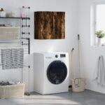 Armoire murale chêne fumé 60x31x60 cm bois d'ingénierie