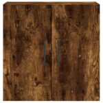 Armoire murale chêne fumé 60x31x60 cm bois d'ingénierie – Image 3