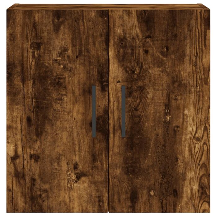 Armoire murale chêne fumé 60x31x60 cm bois d'ingénierie – Image 3