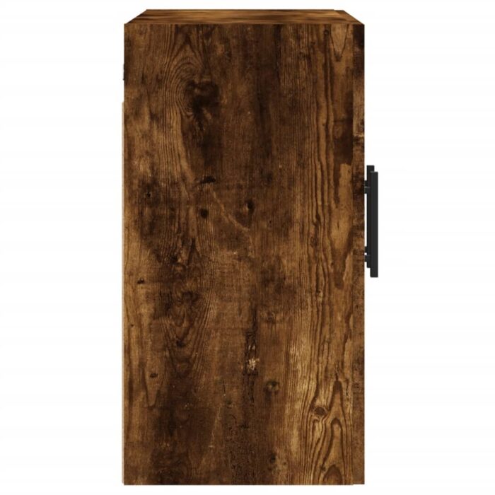 Armoire murale chêne fumé 60x31x60 cm bois d'ingénierie – Image 5