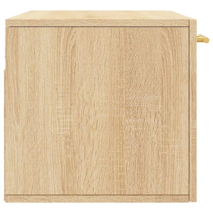 Armoire murale chêne sonoma 80x36,5x35 cm bois d'ingénierie – Image 5
