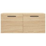 Armoire murale chêne sonoma 80x36,5x35 cm bois d'ingénierie – Image 3