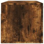 Armoire murale Chêne fumé 100x36,5x35 cm Bois d'ingénierie – Image 5