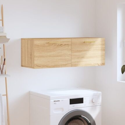 Armoire murale chêne sonoma 100x36,5x35 cm bois d'ingénierie