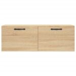 Armoire murale chêne sonoma 100x36,5x35 cm bois d'ingénierie – Image 3