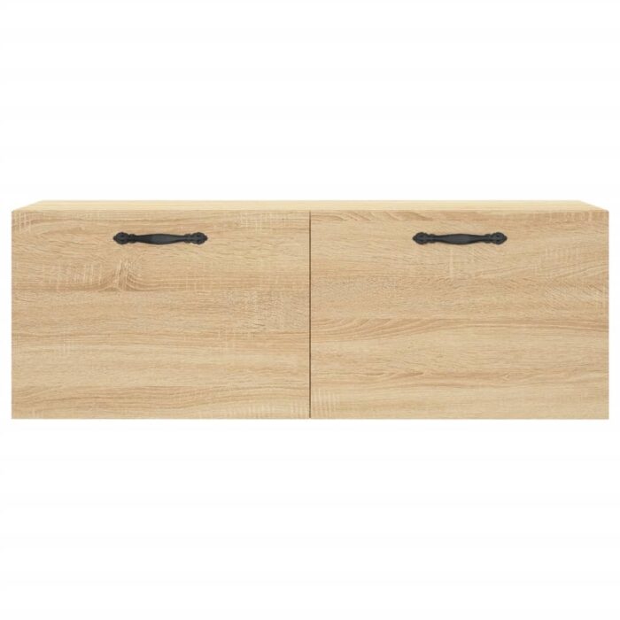 Armoire murale chêne sonoma 100x36,5x35 cm bois d'ingénierie – Image 3