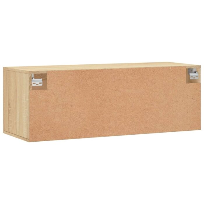 Armoire murale chêne sonoma 100x36,5x35 cm bois d'ingénierie – Image 6