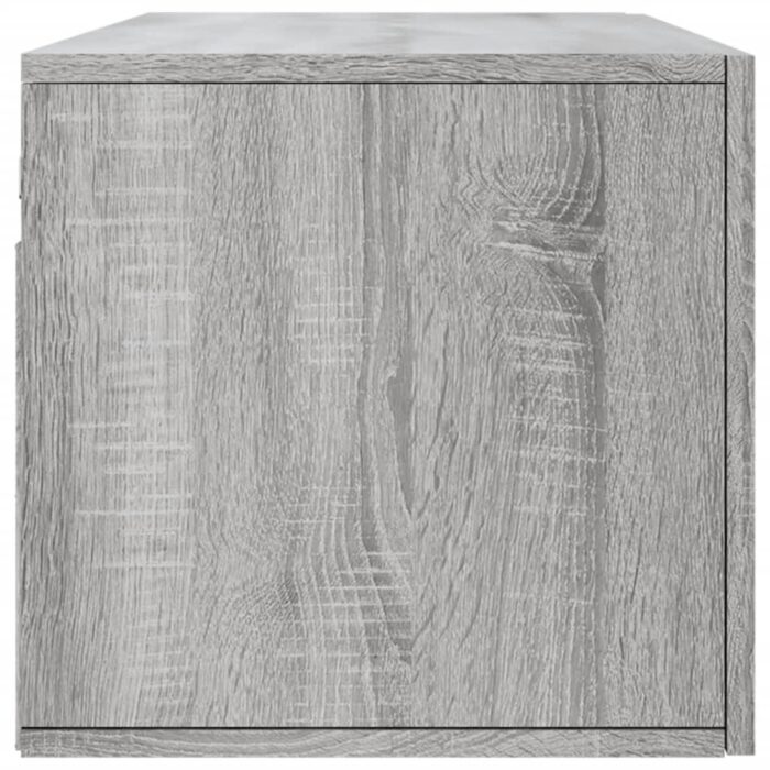 Armoire murale sonoma gris 100x36,5x35 cm bois d'ingénierie – Image 5