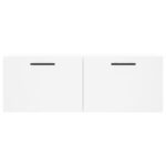 Armoire murale blanc 100x36,5x35 cm bois d'ingénierie – Image 3