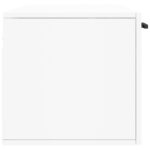 Armoire murale blanc 100x36,5x35 cm bois d'ingénierie – Image 5