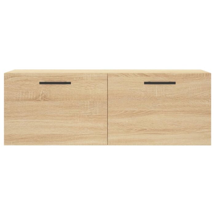 Armoire murale chêne sonoma 100x36,5x35 cm bois d'ingénierie – Image 3