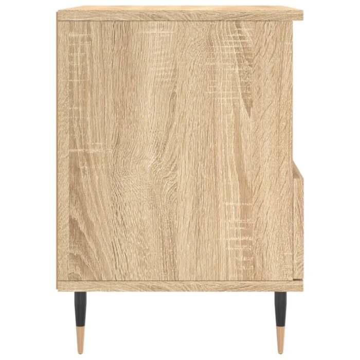 Table de chevet chêne sonoma 40x35x50 cm bois d’ingénierie – Image 5