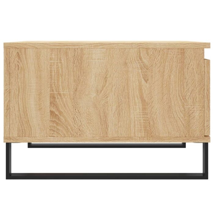 Table basse chêne sonoma 55x55x36,5 cm bois d'ingénierie – Image 5