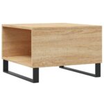 Table basse chêne sonoma 55x55x36,5 cm bois d'ingénierie – Image 6