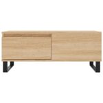 Table basse Chêne sonoma 90x50x36,5 cm Bois d'ingénierie – Image 3