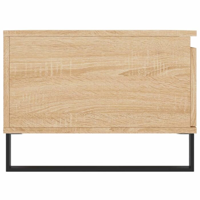 Table basse Chêne sonoma 90x50x36,5 cm Bois d'ingénierie – Image 5