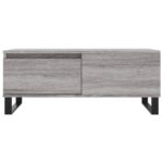 Table basse Sonoma gris 90x50x36,5 cm Bois d'ingénierie – Image 3