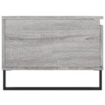 Table basse Sonoma gris 90x50x36,5 cm Bois d'ingénierie – Image 5