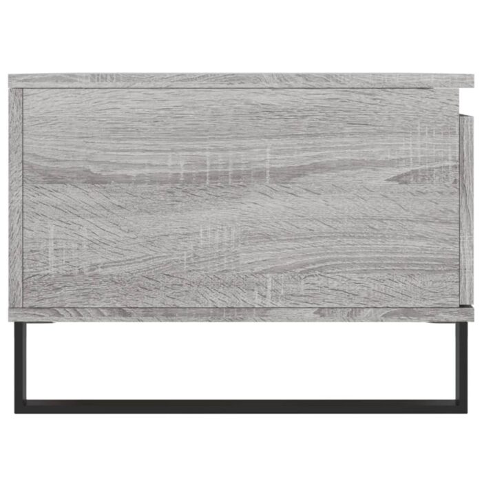 Table basse Sonoma gris 90x50x36,5 cm Bois d'ingénierie – Image 5