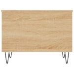Table basse Chêne sonoma 60x44,5x45 cm Bois d'ingénierie – Image 4