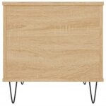 Table basse Chêne sonoma 60x44,5x45 cm Bois d'ingénierie – Image 5