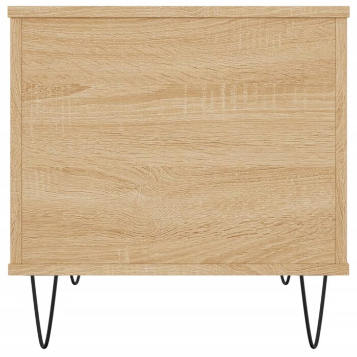 Table basse Chêne sonoma 60x44,5x45 cm Bois d'ingénierie – Image 5