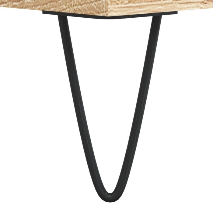 Table basse Chêne sonoma 60x44,5x45 cm Bois d'ingénierie – Image 7