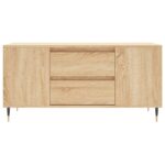 Table basse chêne sonoma 102x44,5x50 cm bois d'ingénierie – Image 3