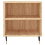 Table basse chêne sonoma 102x44,5x50 cm bois d'ingénierie – Image 5