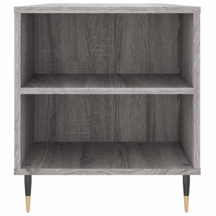 Table basse sonoma gris 102x44,5x50 cm bois d'ingénierie – Image 5