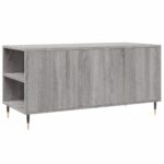 Table basse sonoma gris 102x44,5x50 cm bois d'ingénierie – Image 6