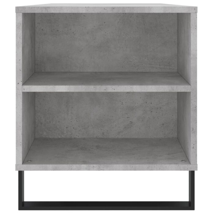 Table basse gris béton 102x44,5x50 cm bois d'ingénierie – Image 5