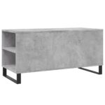 Table basse gris béton 102x44,5x50 cm bois d'ingénierie – Image 6