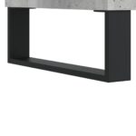 Table basse gris béton 102x44,5x50 cm bois d'ingénierie – Image 7