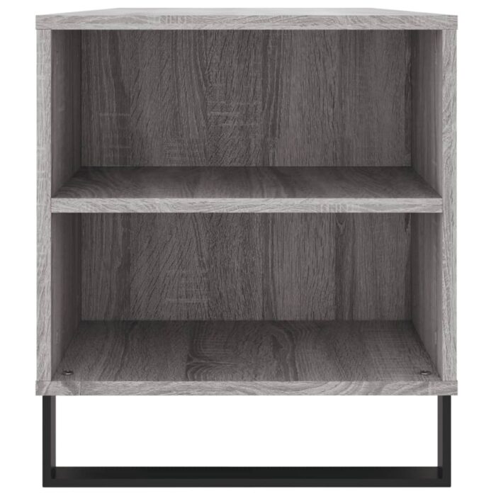 Table basse sonoma gris 102x44,5x50 cm bois d'ingénierie – Image 5