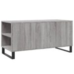 Table basse sonoma gris 102x44,5x50 cm bois d'ingénierie – Image 6
