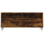 Meuble TV chêne fumé 100x34,5x44,5 cm bois d'ingénierie – Image 3