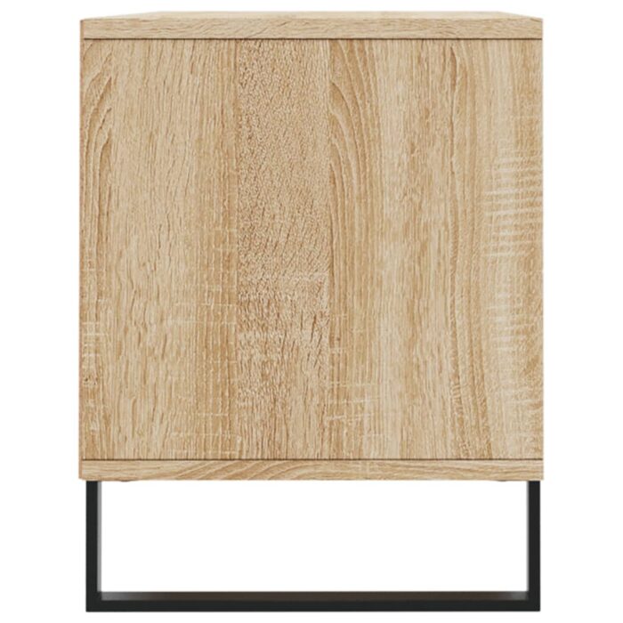 Meuble TV chêne sonoma 100x34,5x44,5 cm bois d'ingénierie – Image 5