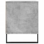 Meuble TV gris béton 100x34,5x44,5 cm bois d'ingénierie – Image 5
