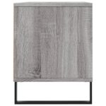 Meuble TV sonoma gris 100x34,5x44,5 cm bois d'ingénierie – Image 5