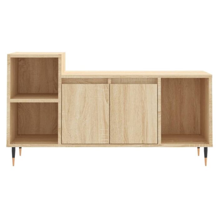 Meuble TV Chêne sonoma 100x35x55 cm Bois d'ingénierie – Image 3