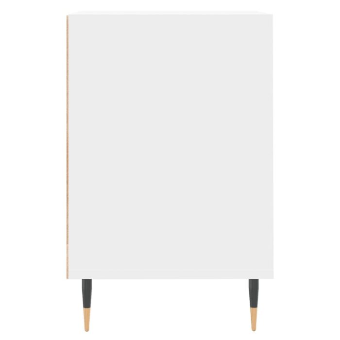 Meuble TV Blanc 160x35x55 cm Bois d'ingénierie – Image 5