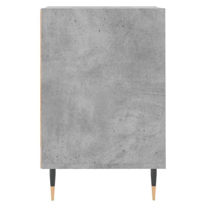 Meuble TV Gris béton 160x35x55 cm Bois d'ingénierie – Image 5