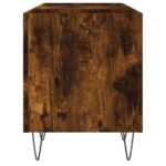Armoire à disques chêne fumé 121x38x48 cm bois d'ingénierie – Image 3