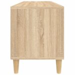 Meuble TV chêne sonoma 100x34,5x44,5 cm bois d'ingénierie – Image 5