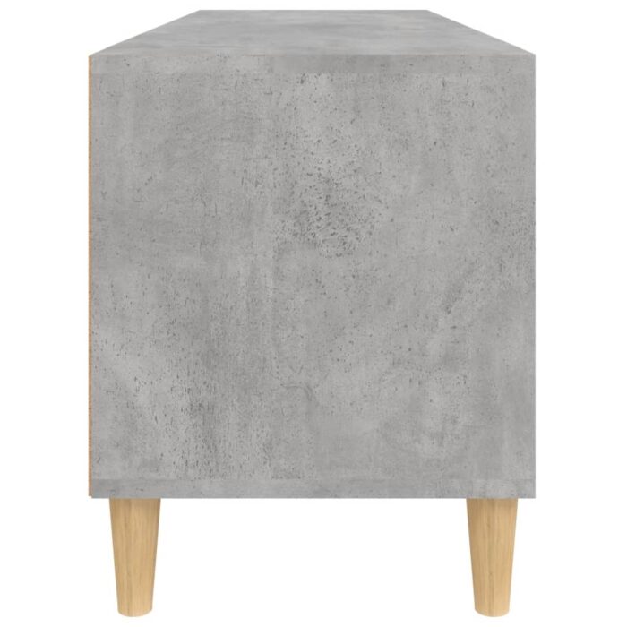 Meuble TV gris béton 100x34,5x44,5 cm bois d'ingénierie – Image 5