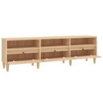 Meuble TV chêne sonoma 150x30x44,5 cm bois d'ingénierie – Image 5