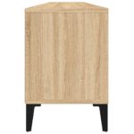 Meuble TV chêne sonoma 150x30x44,5 cm bois d'ingénierie – Image 6