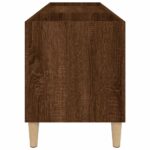 Armoire à disques chêne marron 121x38x48 cm bois d'ingénierie – Image 4