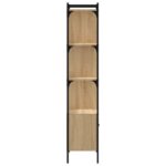 Bibliothèque avec porte chêne sonoma 44,5x30x154,5 cm – Image 3